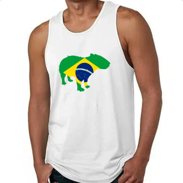 Camiseta Regata Capivara Fauna Brasileira - Imagem 4
