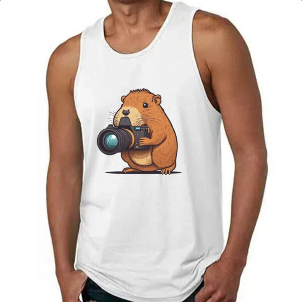 Camiseta Regata Capivara fotografica - Imagem 4