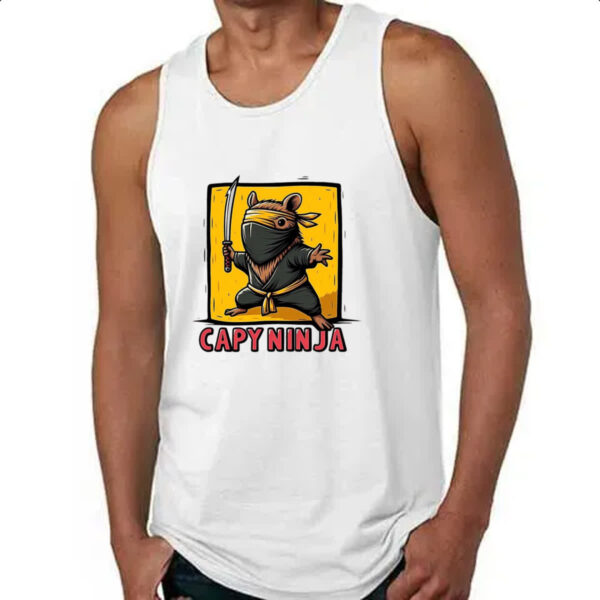 Camiseta Regata Capivara ninja - Imagem 4