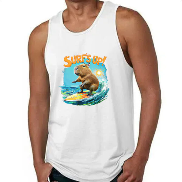 Camiseta Regata Capivara surfs up - Imagem 4