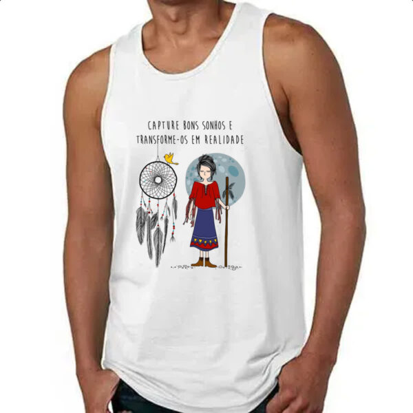 Camiseta Regata Capture bons sonhos - Imagem 4