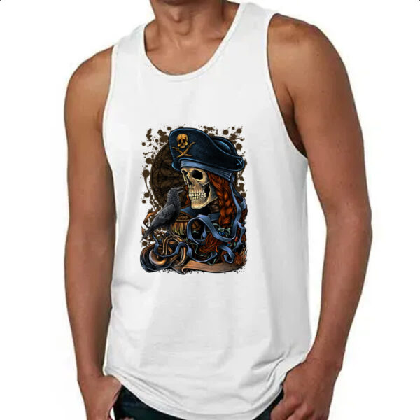 Camiseta Regata Caveira pirata - Imagem 4