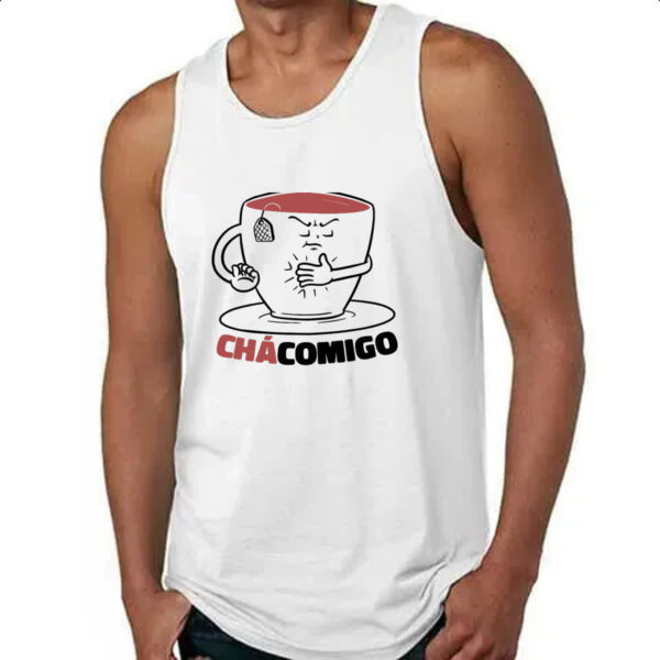 Camiseta Regata Cha comigo - Imagem 4