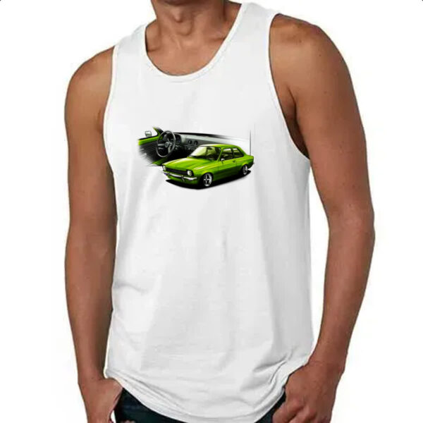 Camiseta Regata Chevette primeira geracao verde - Imagem 4