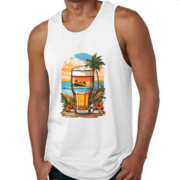 Camiseta Regata Copo de Cerveja Sunset - Imagem 4