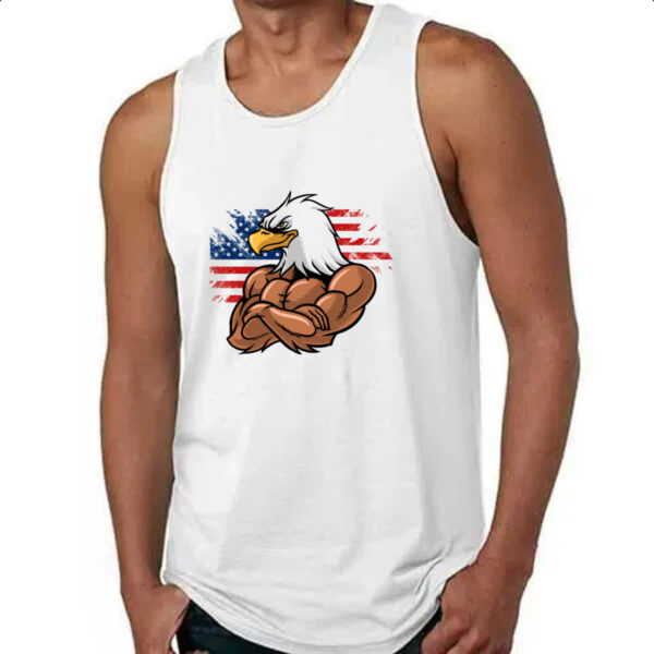 Camiseta Regata Aguia Americana maromba - Imagem 4