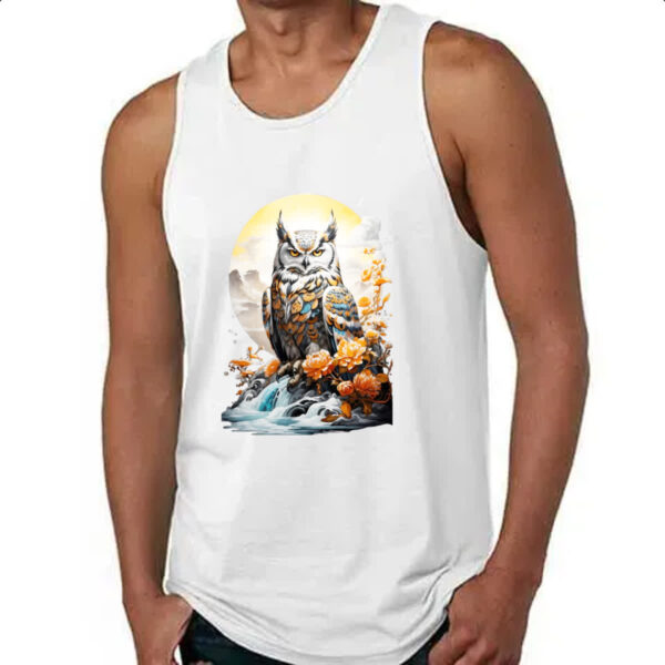 Camiseta Regata Coruja do Gelo Sunset - Imagem 4