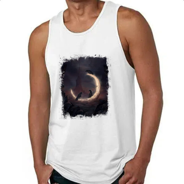 Camiseta Regata Corvos na lua - Imagem 4