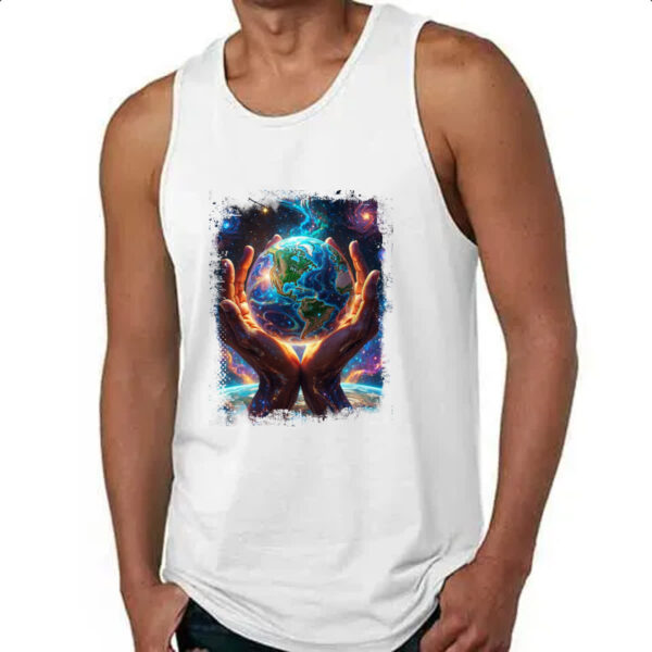 Camiseta Regata Deus criando o universo - Imagem 4