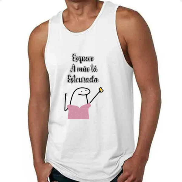 Camiseta Regata Dia das maes Flork Esquece estou estourada - Imagem 4