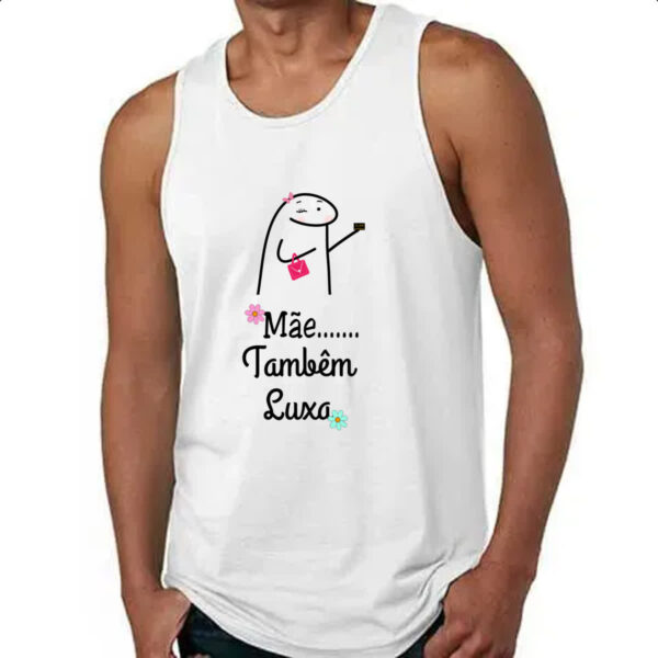 Camiseta Regata Dia das maes Flork tambem luxa - Imagem 4