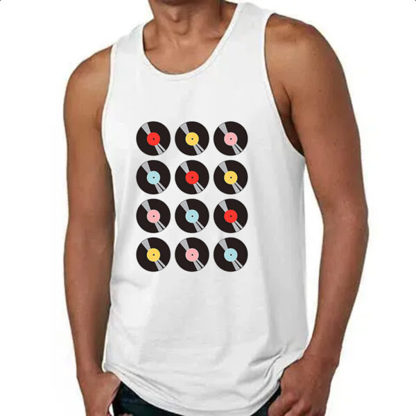 Camiseta Regata Disco de vinil nostalgia - Imagem 4