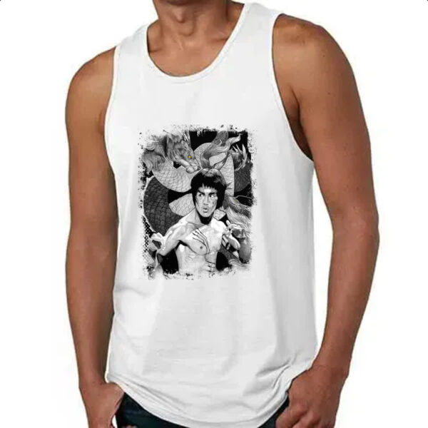 Camiseta Regata Dragao Bruce Lee - Imagem 4