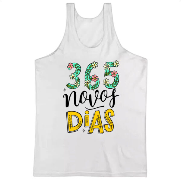 Camiseta Regata 365 novos dias