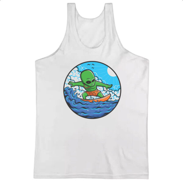 Camiseta Regata Alien Surfista