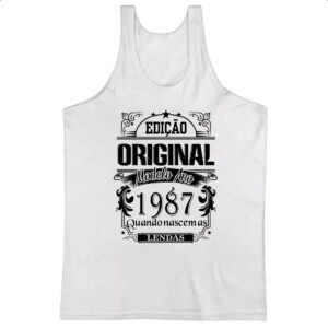 Camiseta Regata Edicao Original 1987