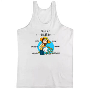 Camiseta Regata Ela e de Aquario