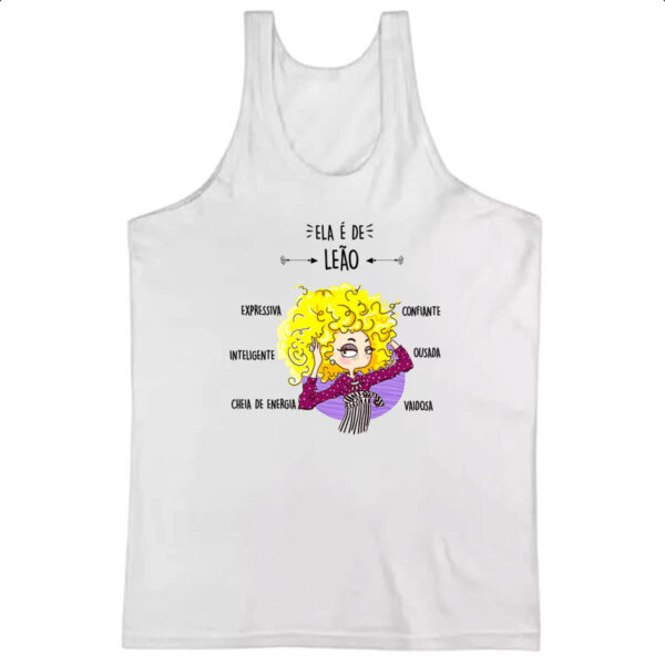 Camiseta Regata Ela e de Leao