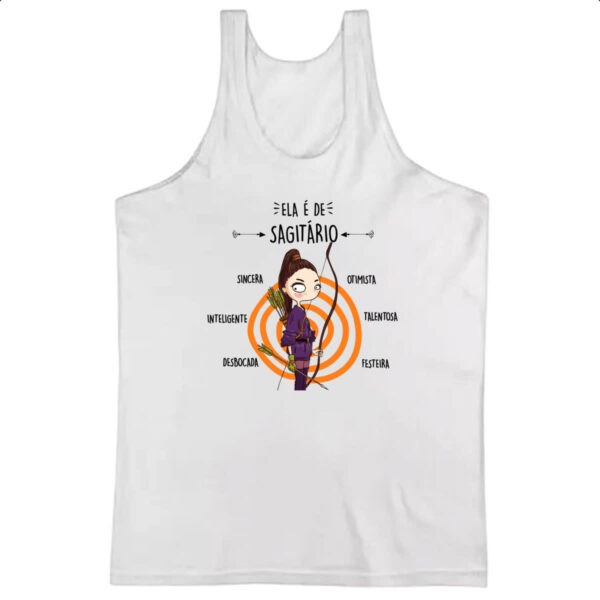Camiseta Regata Ela e de Sagitario
