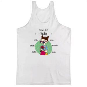Camiseta Regata Ela e de Touro
