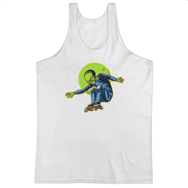 Camiseta Regata Alien skatista