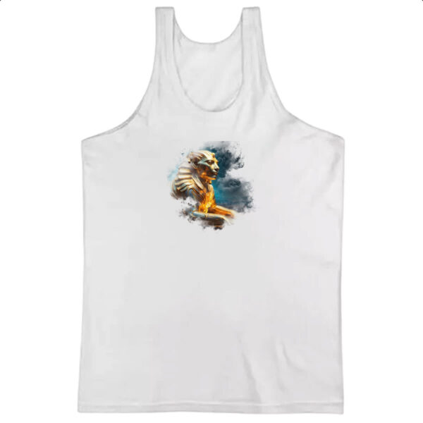 Camiseta Regata Esfinge imaginada nas nuvens