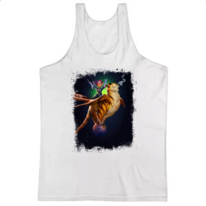 Camiseta Regata Empires and Puzzles Heroi Eiora e Fluffy