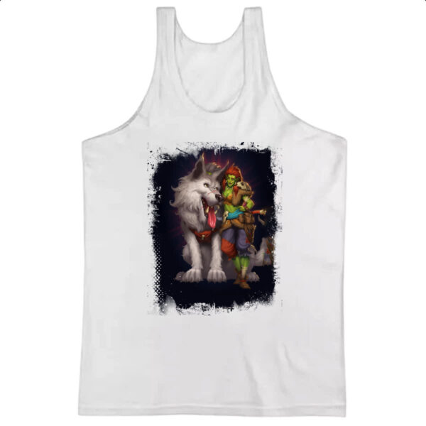 Camiseta Regata Empires and Puzzles Heroi Roughian e Nurgib