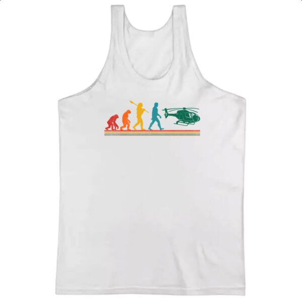 Camiseta Regata Evolucao helicoptero