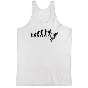 Camiseta Regata Evolucao mergulhador