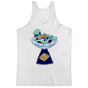 Camiseta Regata ET roubando pizza