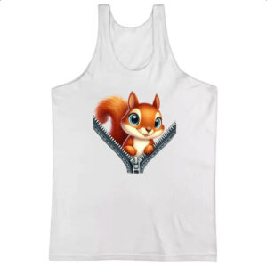 Camiseta Regata Esquilo no ziper