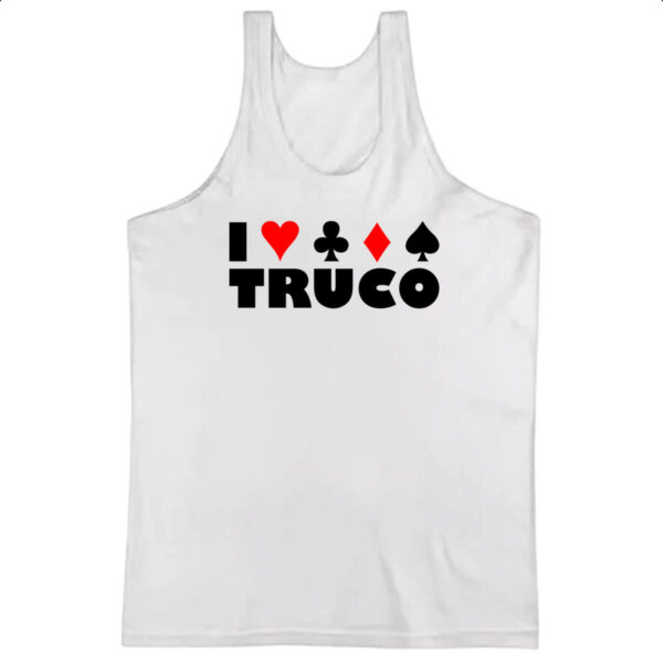 Camiseta Regata Eu amo Truco