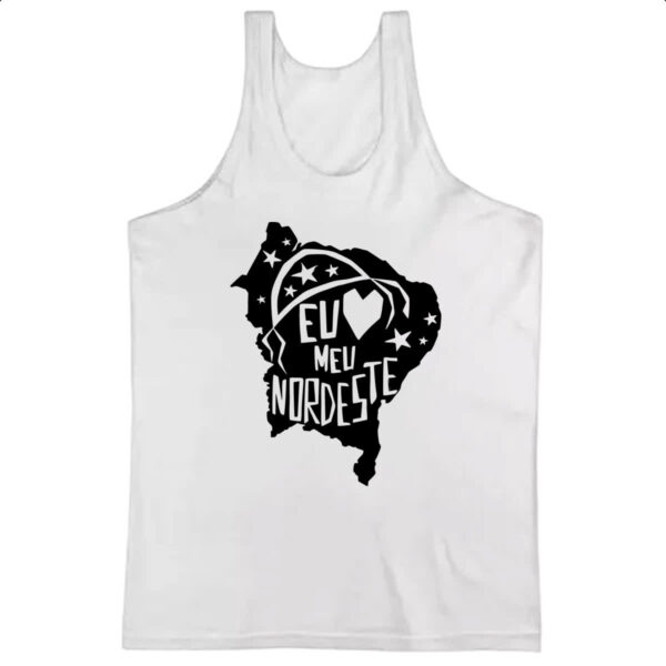 Camiseta Regata Eu amo meu nordeste