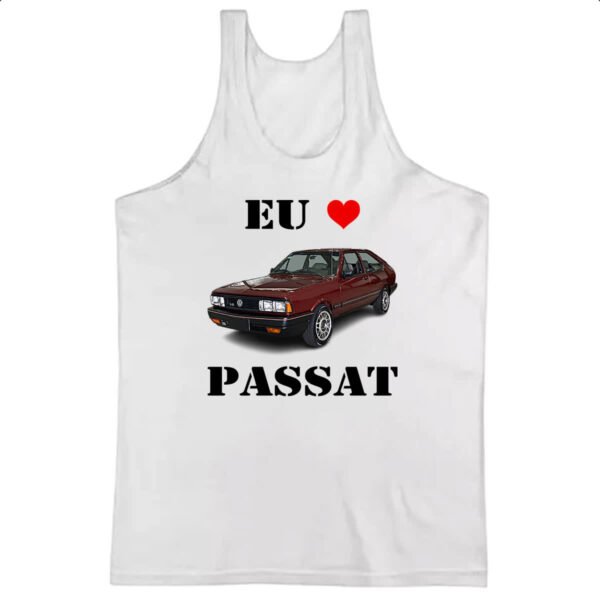 Camiseta Regata Eu amo passat Vermelho