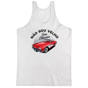 Camiseta Regata Eu nao sou velho sou classico