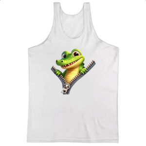 Camiseta Regata Jacare no ziper