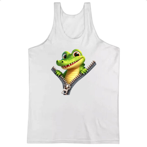 Camiseta Regata Jacare no ziper