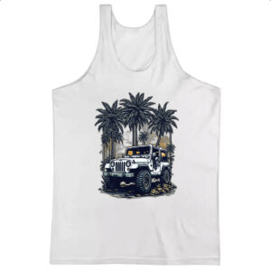 Camiseta Regata Jeep orffroad 4x4 sunset