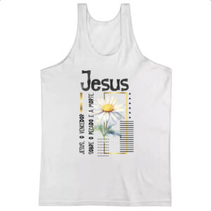 Camiseta Regata Jesus o vencedor
