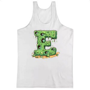 Camiseta Regata Zumbi Alfabeto Letra E