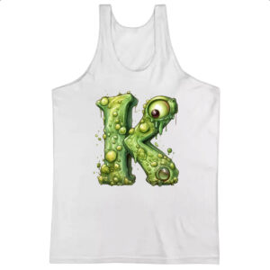 Camiseta Regata Zumbi Alfabeto Letra K