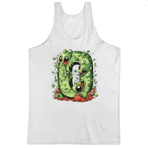Camiseta Regata Zumbi Alfabeto Letra O