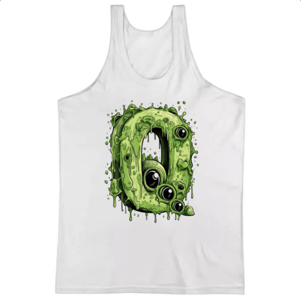 Camiseta Regata Zumbi Alfabeto Letra Q