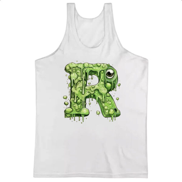 Camiseta Regata Zumbi Alfabeto Letra R