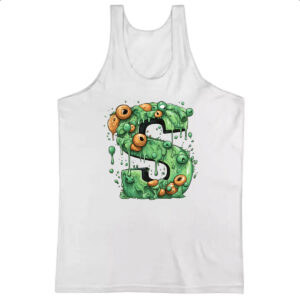 Camiseta Regata Zumbi Alfabeto Letra S