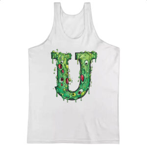 Camiseta Regata Zumbi Alfabeto Letra U