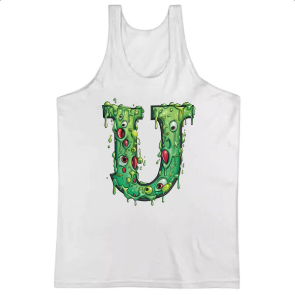 Camiseta Regata Zumbi Alfabeto Letra U