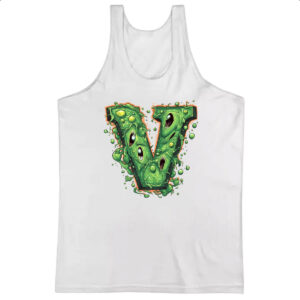 Camiseta Regata Zumbi Alfabeto Letra V