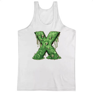 Camiseta Regata Zumbi Alfabeto Letra X